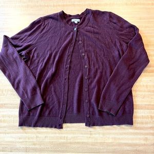 Women’s Burgundy Cardigan